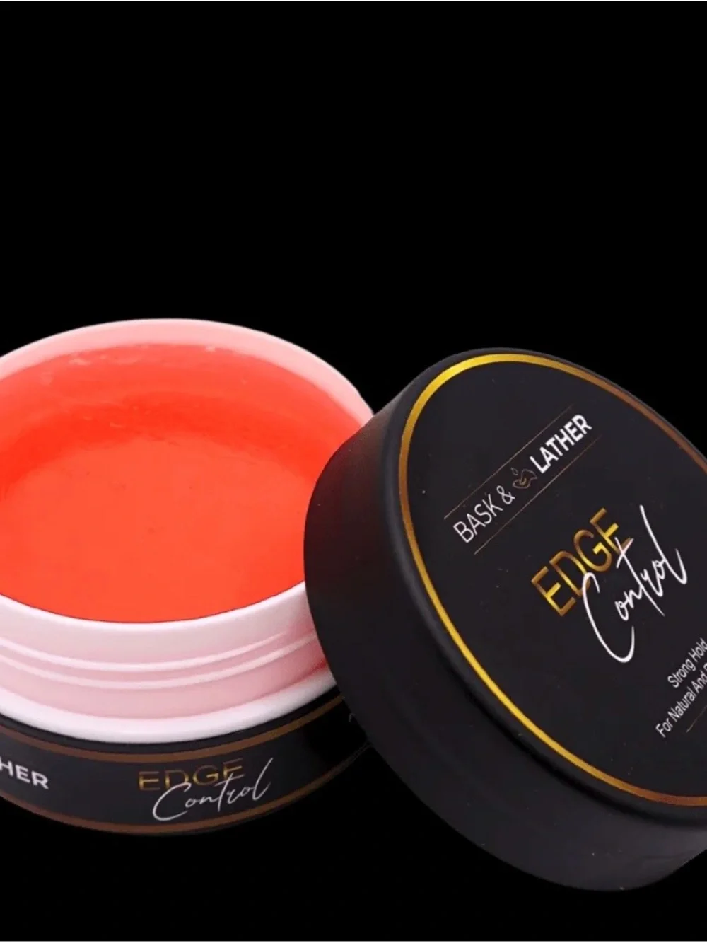 Bask & lather Edge Control - Strong Hold for natural and relaxed hair5.3 oz